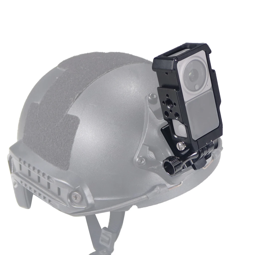 Magnetischer Action-Kamera-Käfig für DJI Action 2 Dual-Screen Vollkäfig mit Cold-Shoe-Halterung, 1/4 3/8 ARRI-Positionierungslöchern und Ladestation – Detail 20