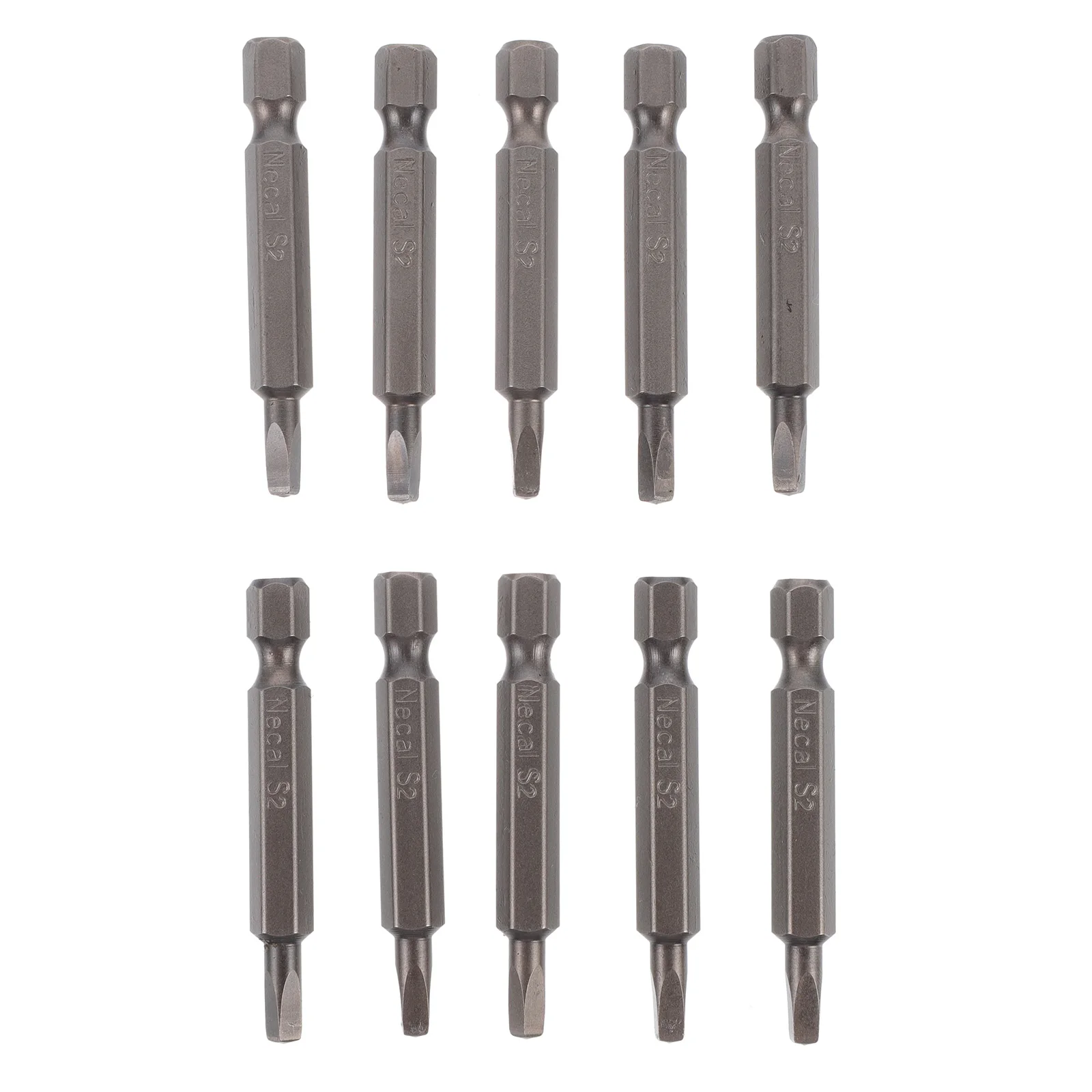 

10pcs Square Head Screwdriver Bits S2 Steel Electric Drill Magnetic Extension Tools Furniture Appliances Repair