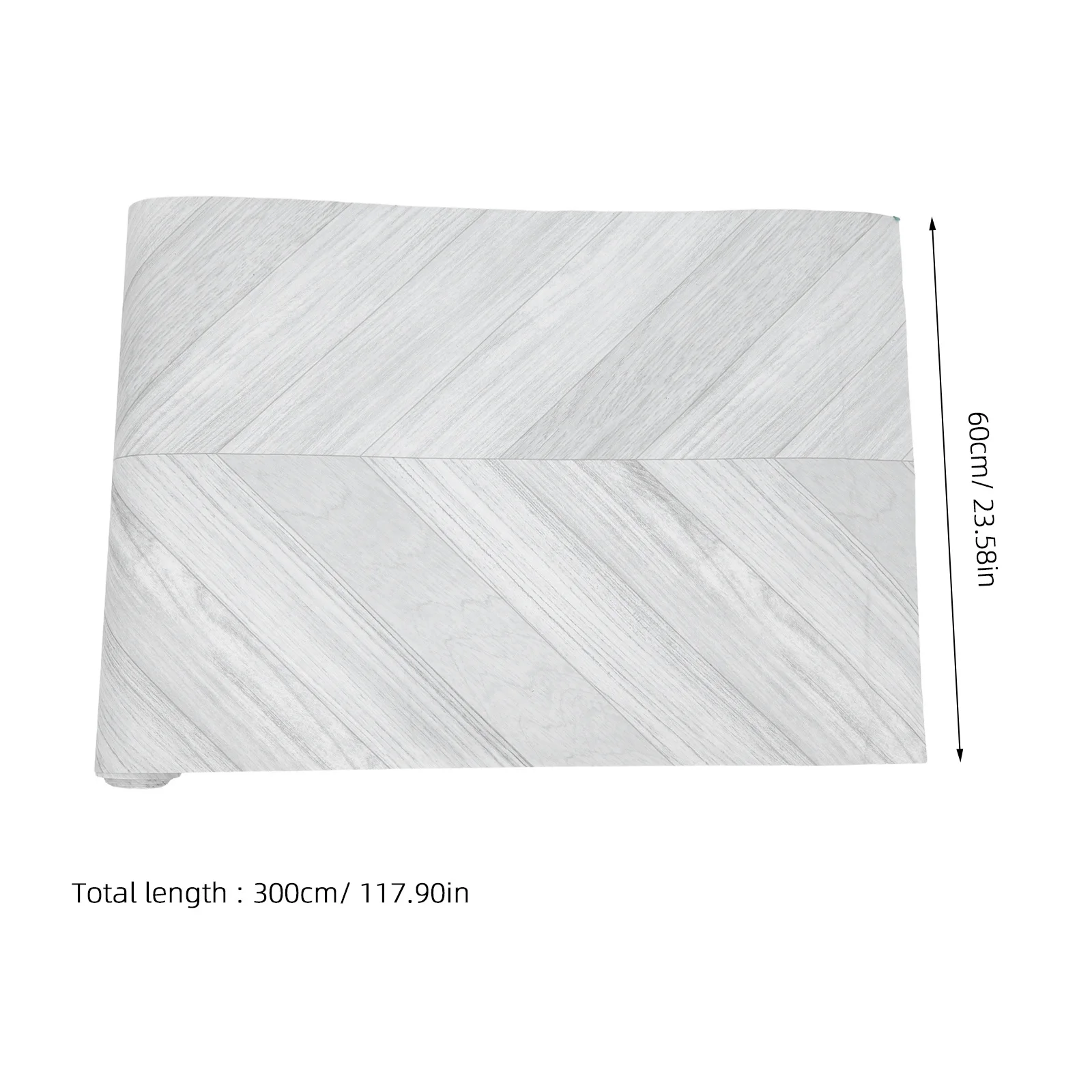 1 لفة بلاط أرضيات PVC ذاتية اللصق، لفة أرضية قابلة للتقشير واللصق للمساحات التجارية للمكاتب المنزلية