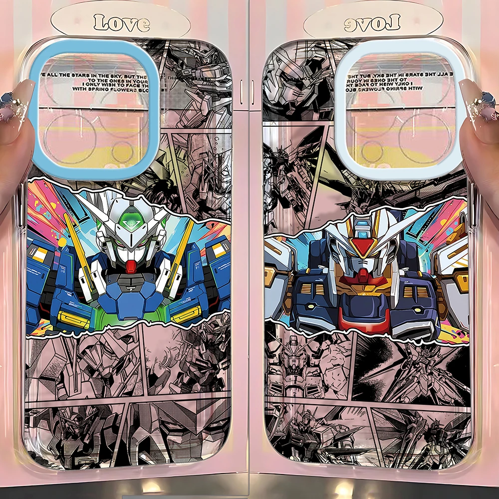 Mech GUNDAMS Phone Case For Samsung Galaxy S26 S25 S24 S23 S22 S21 S20 FE Note20 Note10 Edge Plus Ultra Lite 5G Clear Cover