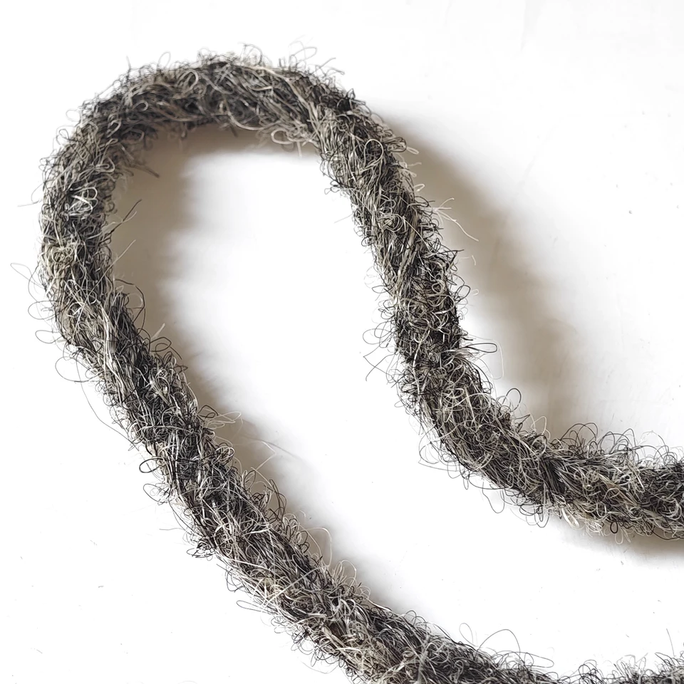 Cabello para crochet con rastas dobles africanas, extensión para trenzas, sintético negro para mujer 6
