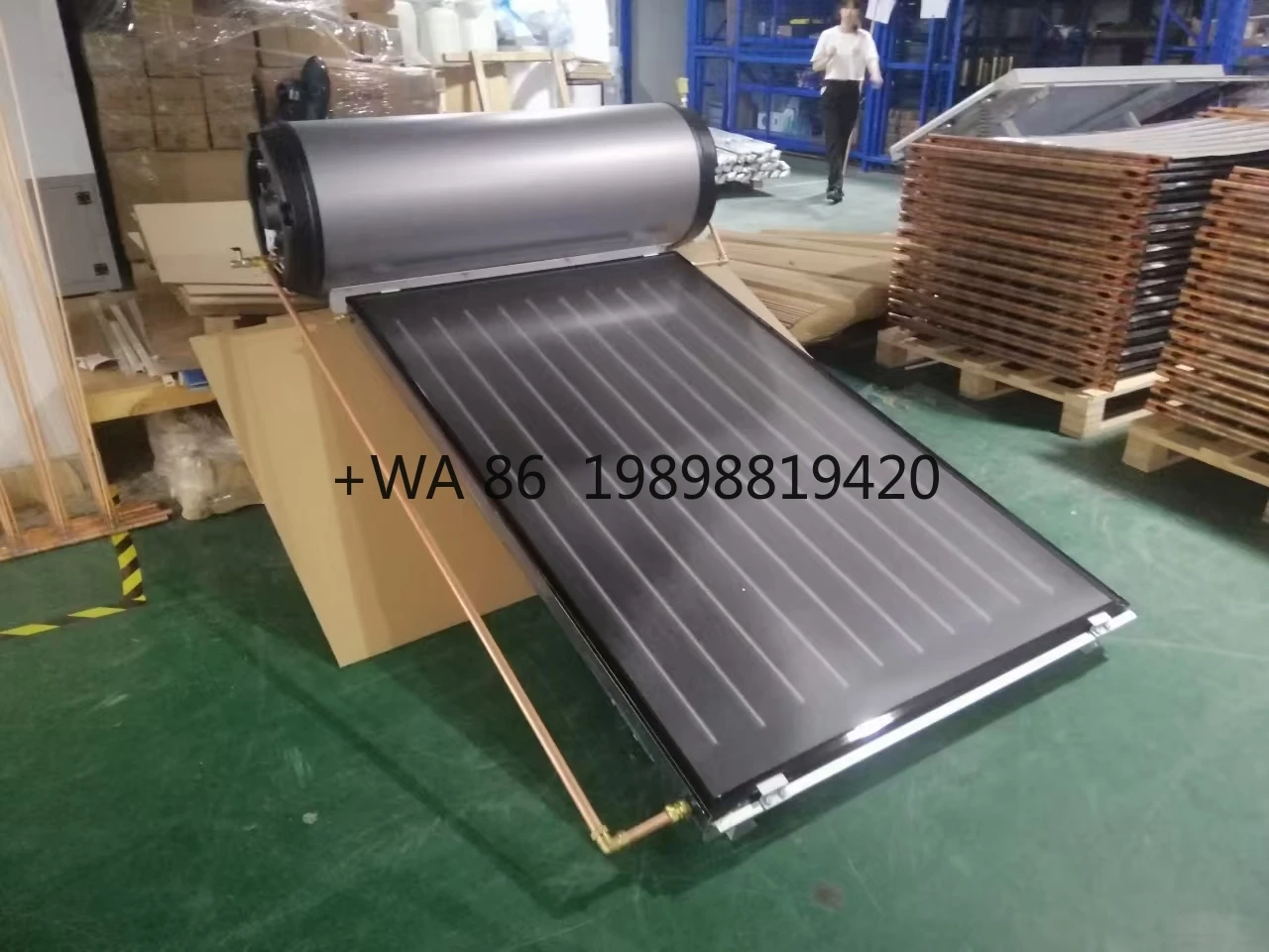 

Технология производства Балконный солнечный водонагреватель с энергосберегающей солнечной панелью для использования в отеле на открытом воздухе