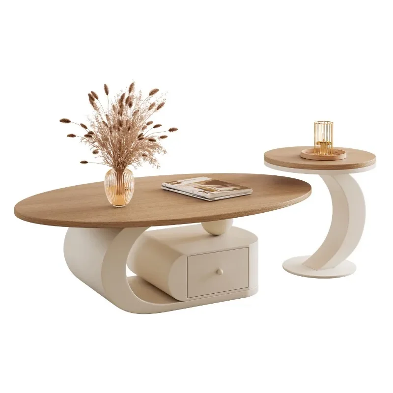 Japanischer Couchtisch Noguchi Kommoden Polar Moderner Gelegenheits-Couchtisch Geriffelte Mesa De Jantar Weiße Landhausmöbel