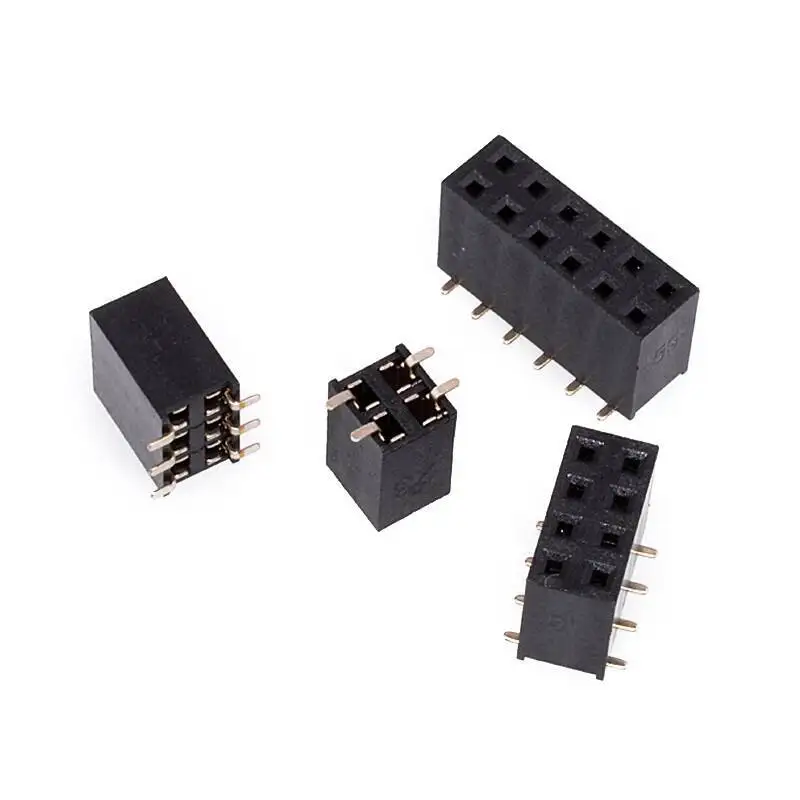 5 Stück SMD Doppelreihiger Buchsenstecker 2,54 mm Sockel 2X40p 2*3/4/5/6/7/8/9/10/20P – Detail 4