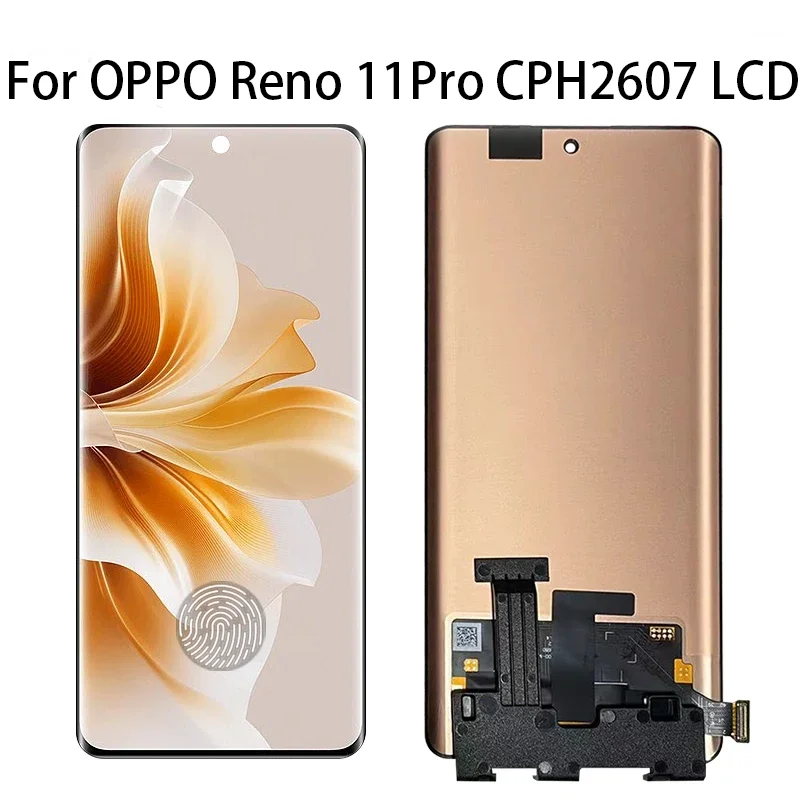 6.7 inches AMOLED For Oppo Reno 11 Pro LCD Display Touch Screen Digitizer Assembly, For Oppo CPH2607 LCD