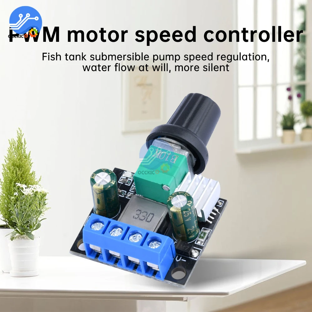 DC12V 24V PWM regolatore di velocità del motore LED Dimmer 3.5A 1.5A multiuso per motore a spazzole motore Brushless striscia luminosa a LED