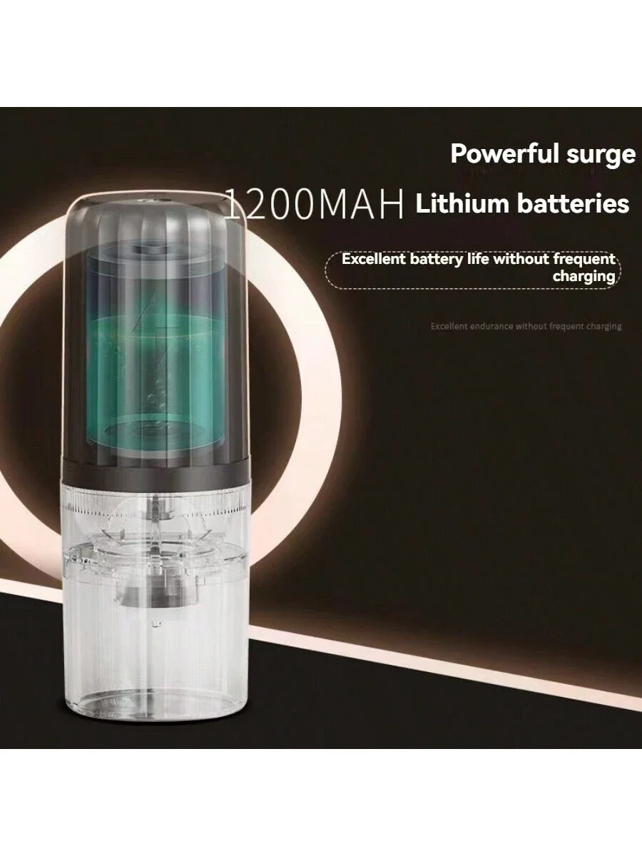 

Портативная кофемолка для использования, зарядка через USB, кофемолка, кофемолка для кофе в зернах