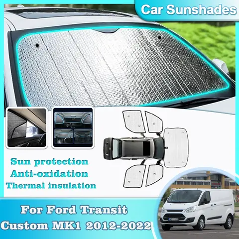 Solskydd till Ford Tourneo Transit Custom 2012-2022 Solskydd Solskydd Solskydd Fönsterskydd Tillbehör 10 best sales parasoll till Ford Transit - №2