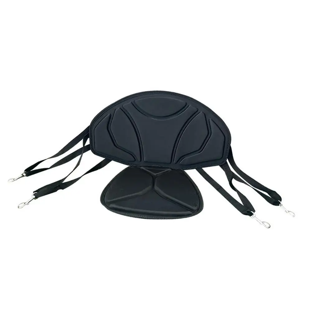 Kayak Backrest Seat Black Versatile EVA Accessories Easy to Install Inflatable Surfboard Seat Cushion for Fishing Kayaking
