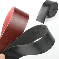 Durable 2 Meters DIY Black Wine Red Microfiber Leather Crafts Straps Strips Leathercrafts Accessories Belt Craft DIY Making