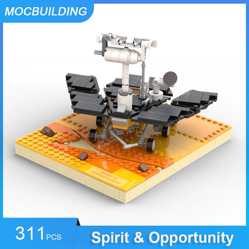 MOC Building Blocks Explorers of Mars Bundle Model Space Perseverance or Spirit or Opportunity DIY Assemble Bricks Toys Gifts
