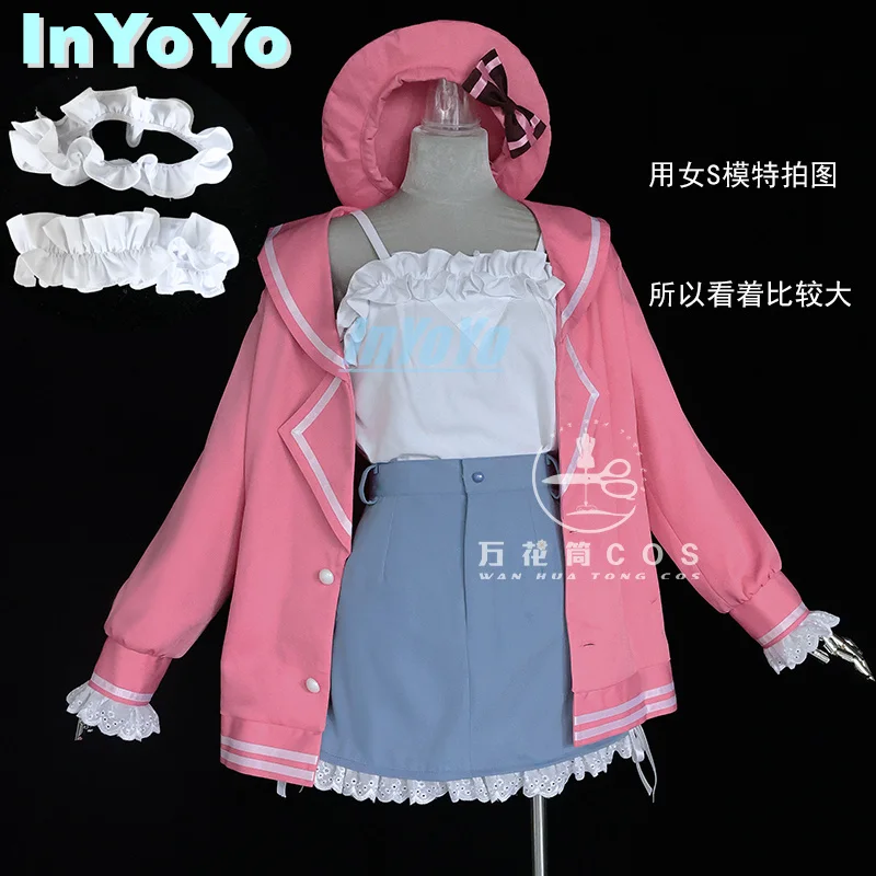 

InYoYo Asagi Mutsuki Cosplay Costume Blue Archive Lovely Daily Wear Uniform Dress Game Suit Halloween Women Party Outfit Customi