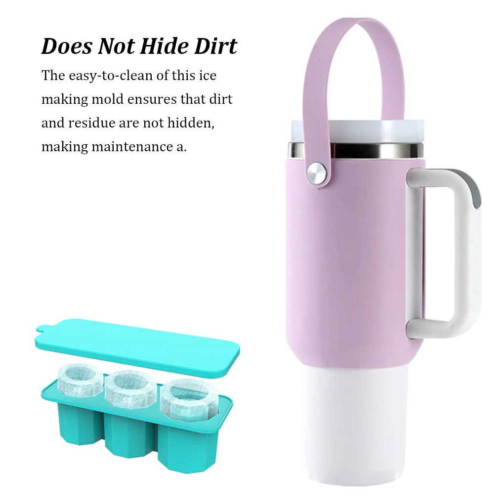 Hollow Ice Cube Maker Easy Release Anti-fall And Wear-resistant Pull Without Deformation Silica Gel