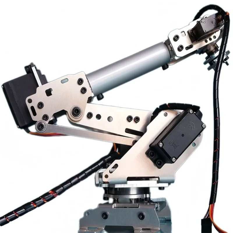 แขนหุ่นยนต์ 6 แกน รุ่นโปรเจ็กต์ ชุดอุปกรณ์ประกอบเอง พร้อมกรงเล็บโลหะ MG996R สำหรับ Arduino ชุด DIY สำหรับ UNO/ESP32 แขนหุ่นยนต์ที่ตั้งโปรแกรมได้