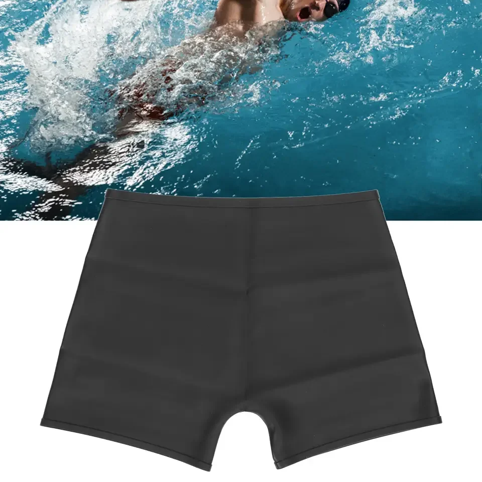 Men Women Waterproof Low Waist Leak Proof Safety Panties Silicone Shorts One-piece Soft Elastic Tight Pants Shorts Male Female