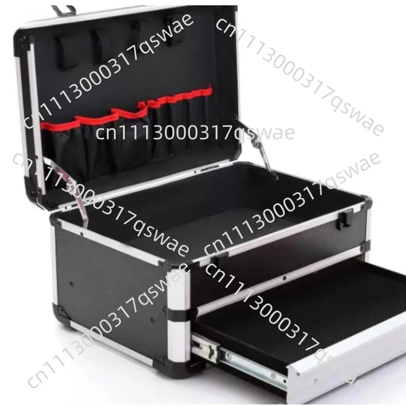 Multifunctional Hard Shell Organizer Tool Storage Box Household Hardware Device Toolbox Aluminum Toolbox Portable