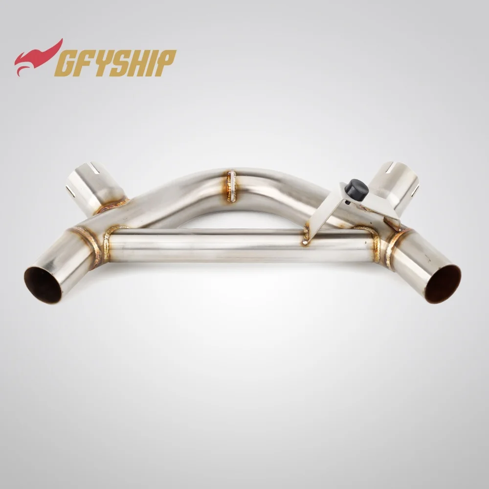 Motorcycle Exhaust Middle Link Pipe Slip-on For HONDA GOLDWING GL1500 1988-2003