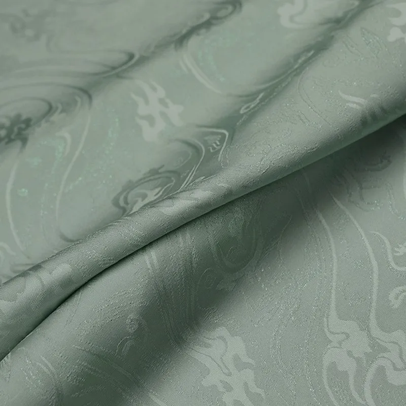 

Woven gold pure silk new Chinese-style Hanfu cheongsam and waistcoat fabric