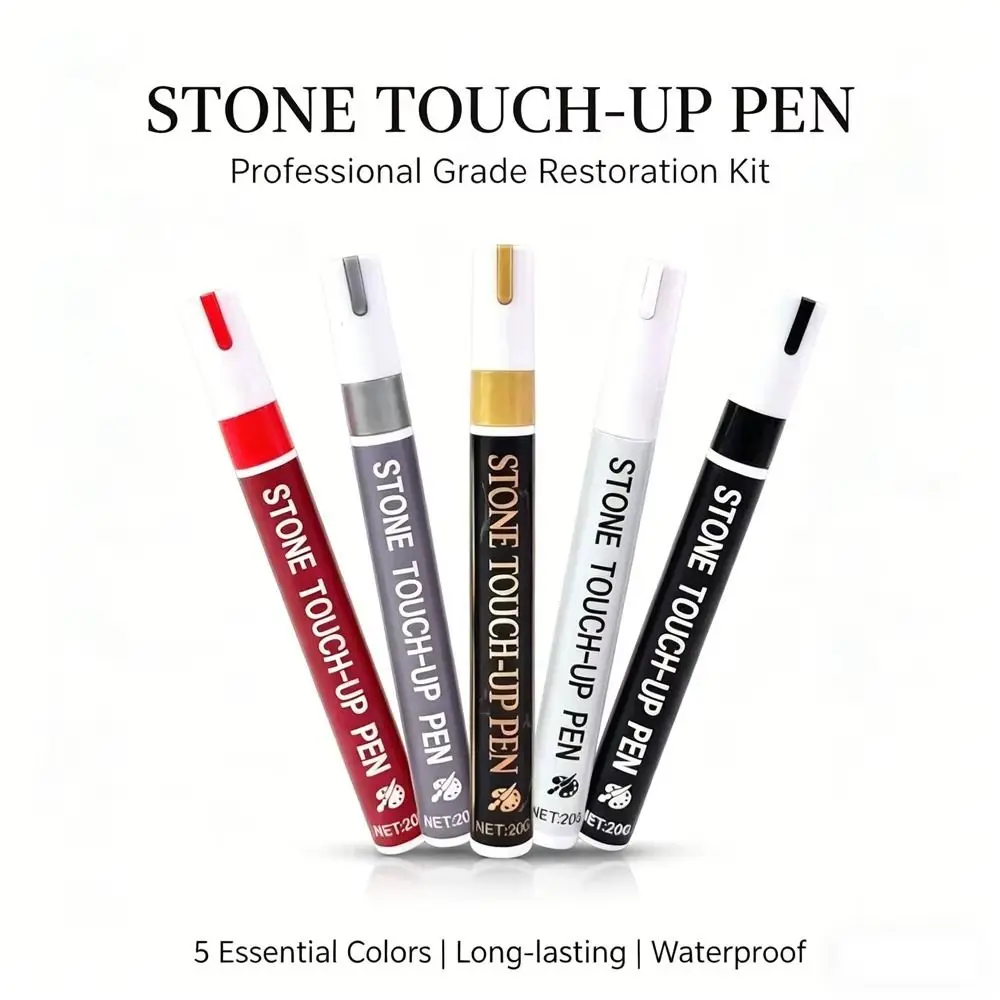 3mm Tip Stone Repair Pen Large Capacity Permanent Tombstone Paint Marker Waterproof Weatherproof Paint Pen Memorial Inscriptions