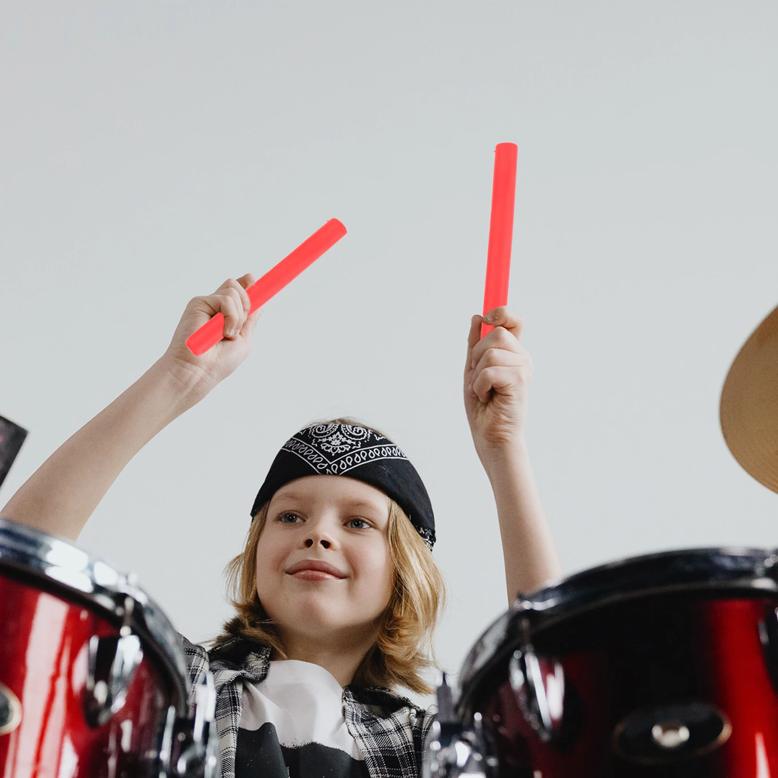 

2 Pcs Accessories Non-slip Drum Stick Cover Silent Drumstick Covers Silica Gel Caps