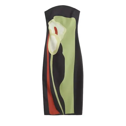 Imagen 2 del producto Vestido largo estampado con espalda descubierta y tirantes para mujer, vestido Sexy a la moda sin mangas con hombros descubiertos, batas de noche para fiesta de verano 2024