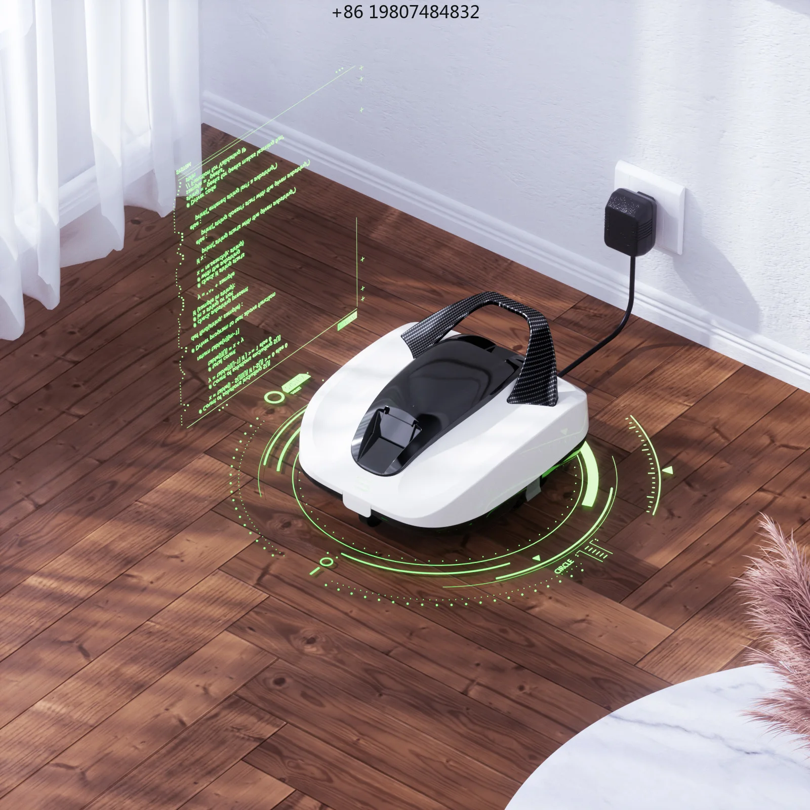 Filter for Above Inground Pools Cover Type Robotic Pool Cleaner High Efficiency Automatic Pool Cleaning Robot Easy Maintenance