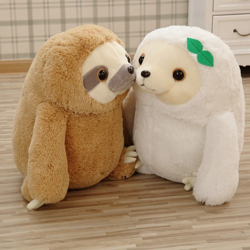 ตุ๊กตาสลอธสุดน่ารัก ของเล่นเด็ก หมอนกอดนุ่มฟู ตุ๊กตาผ้าพลัฌ ของขวัญวันเกิด