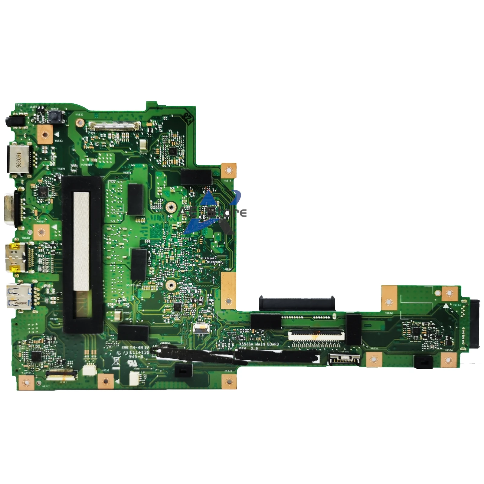 Voor ASUS X503S F553S X503SA F553SA F503S F503SA P553SA D553SA A553SA X553S 60NB0AC0 D553S Laptop Moederbord X553SA Moederbord