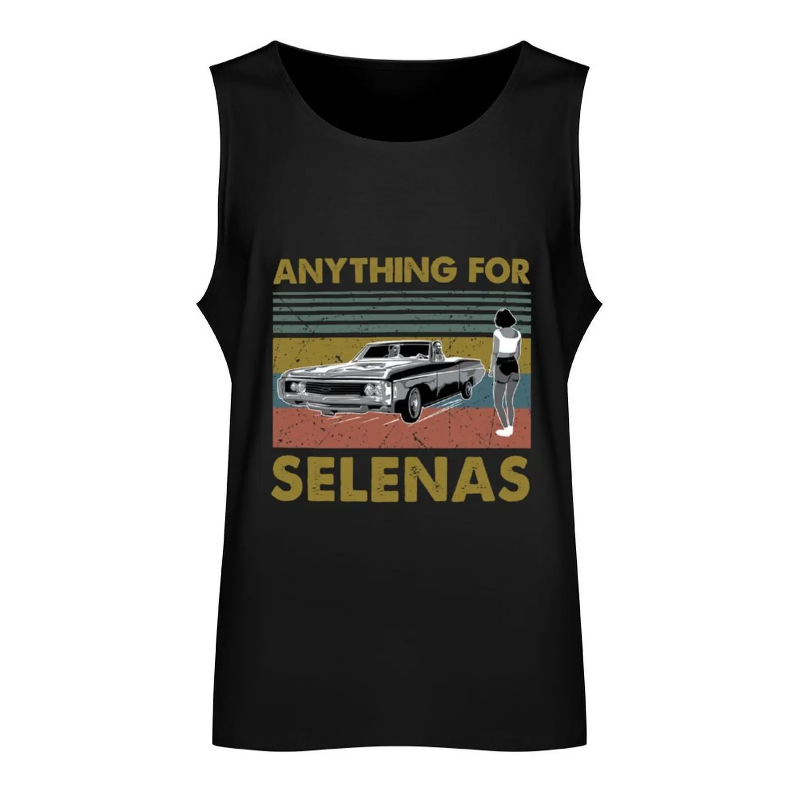 Anything For Selenas Shirt Tank Top Men's tops training weight vest Vest