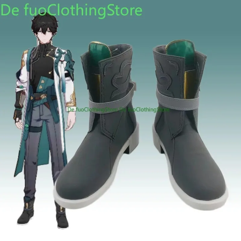 Defuo Honkai: Star Rail Dan Heng Cosplay Shoes Anime Boots Anime Game Role-playing Shoes And Boots Halloween Party