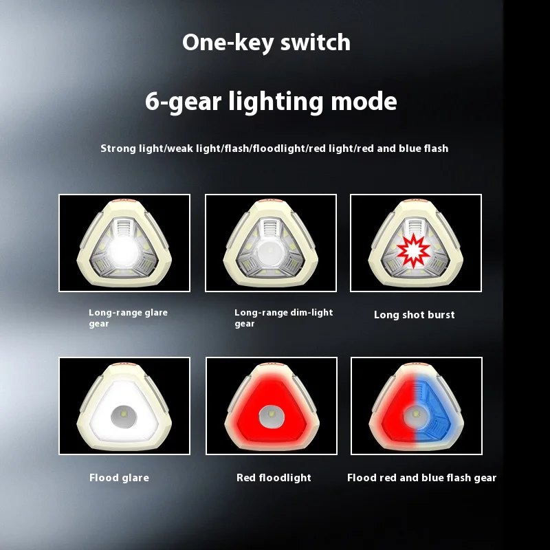 LED Headlamp Flashlight Rechargeable Fishing Lamp Light Support White Light Ultra-Light Emergency Climbing Light