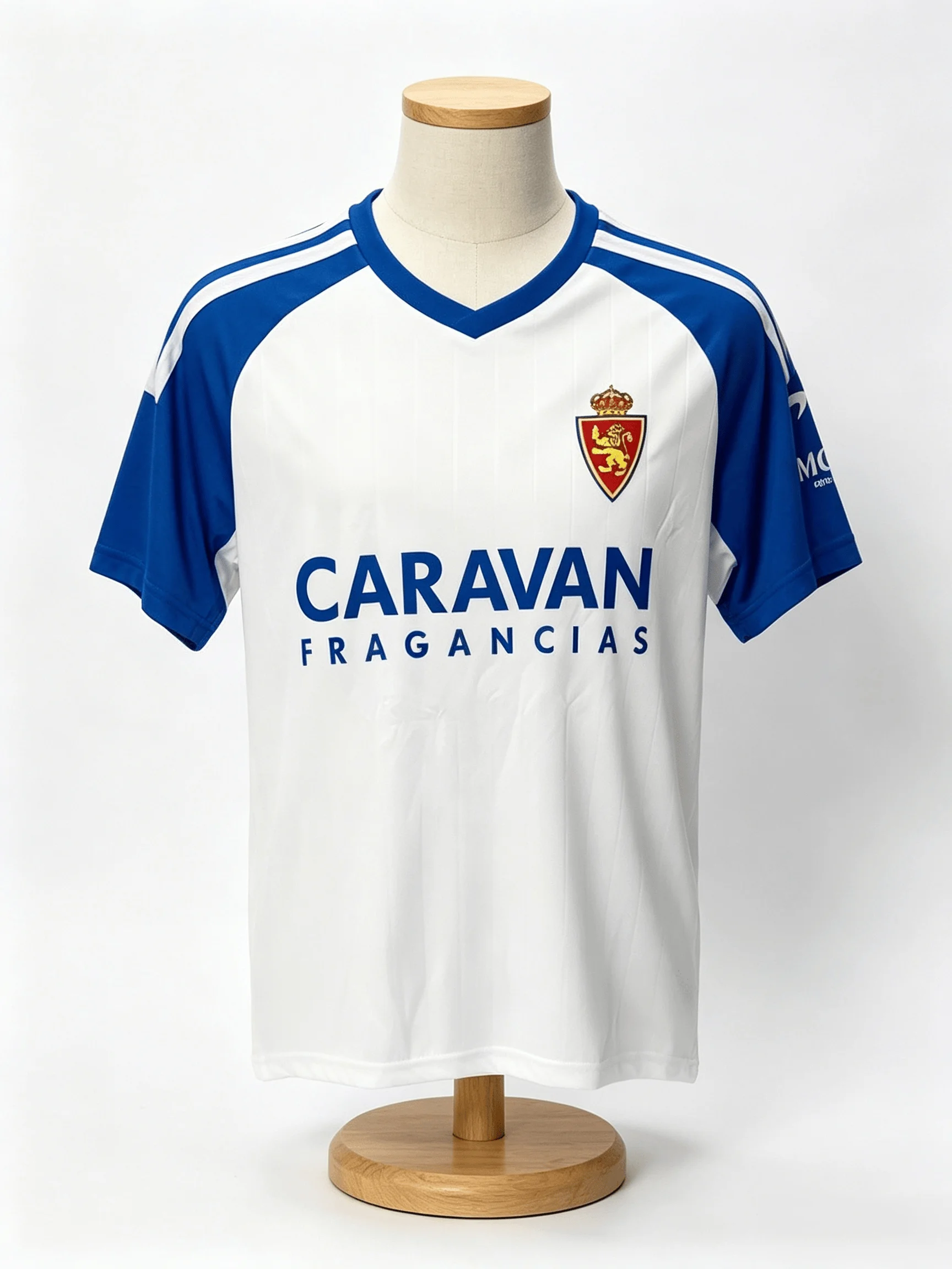 2026-2027 Spanien Real Zaragoza Fußballtrikot Y2K Ästhetik 3D-Druck Schnelltrocknend Atmungsaktiv Unisex Fan Fußball Kurzarm-T-Shirt – Detail 3