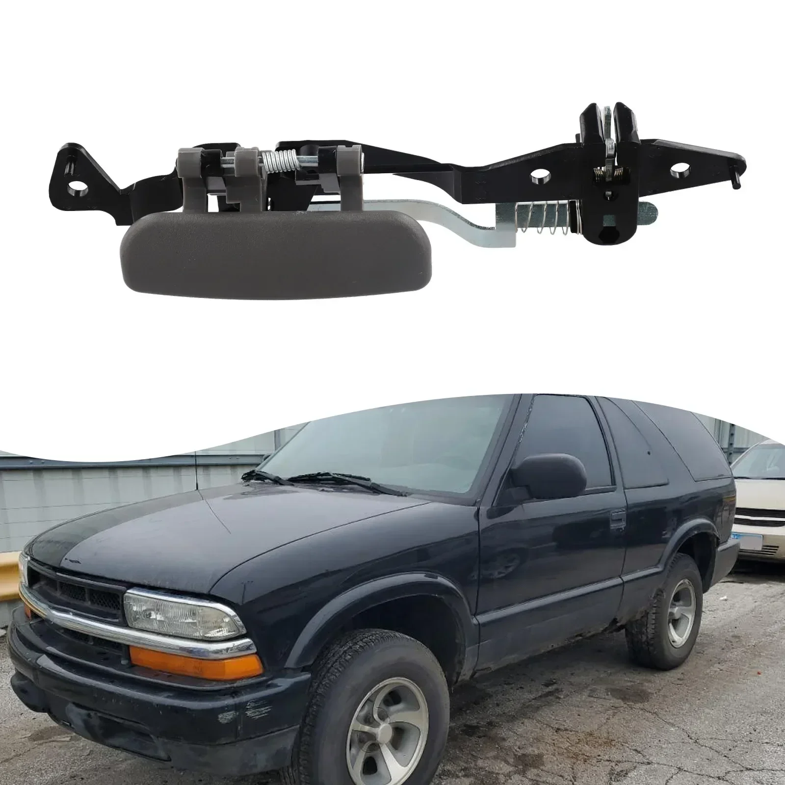 

Ручка-замок для отсека перчаточного ящика автомобиля, серая, прямая замена, пластик, для обслуживания автомобиля