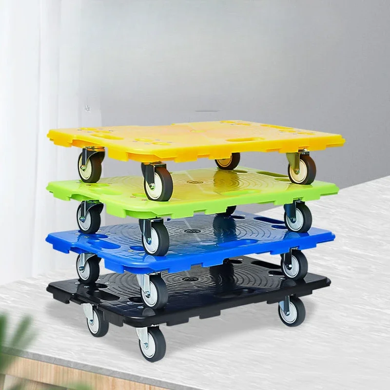 Small Board Turtle Car Flat Hand Push Four Wheel Movable Base Mobile Tray Universal Type