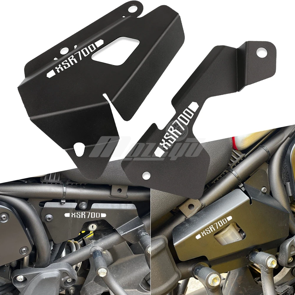 Motorcycle Side Panel Frame Cover Brake Reservoir Guards Protector For Yamaha XSR700 XSR 700 2015-2025 2024 2023 2022 2021 2020
