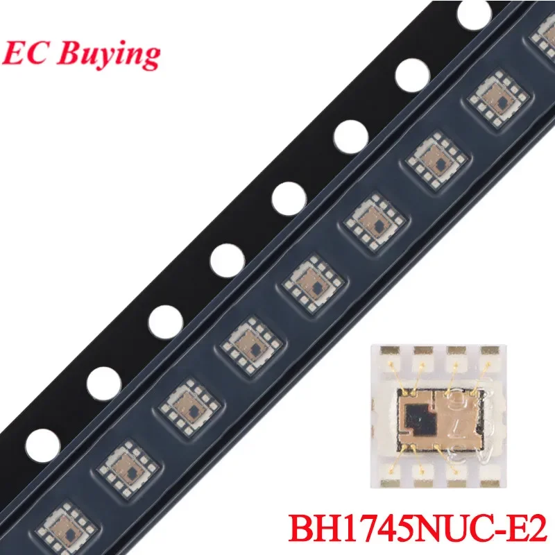 10Pcs/1Pc BH1745NUC-E2 BH1745NUC BH1745 WSON-8 Digital 16-bit Serial Output Color Sensor IC Chip