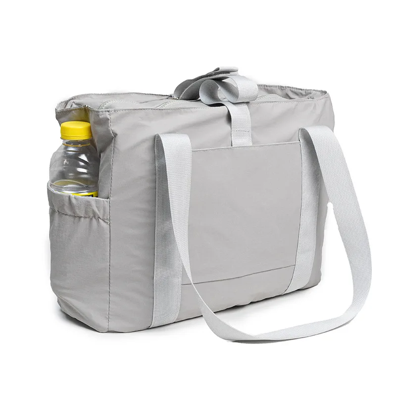 Casual Large Capacity Women Tote Bag University Laptop Travel Handbags Gym Yoga Shoulder Bags with Yoga Mat Buckle for Sports