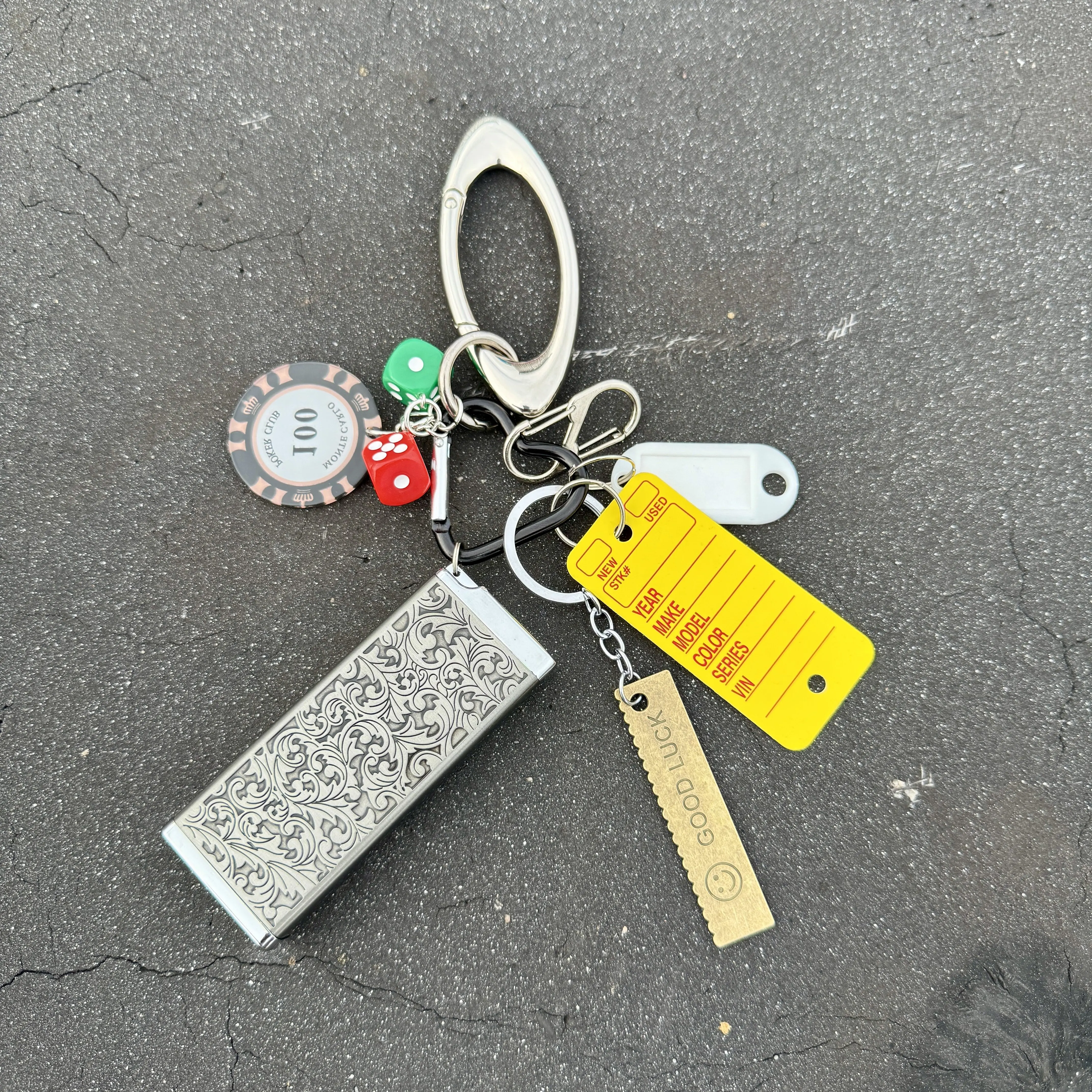 New Original Bag Pendant, Multi-Element Trendy Keychain, Gift Accessories for Couples