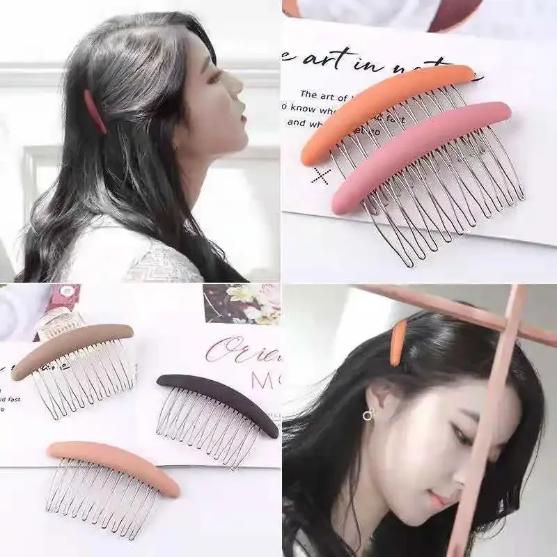 1PC Inserted Comb Clip Crystal Hair Comb Inserts Korean Hair Clip Hairpins Headwear Hairband Bridal Hair Accessories for Women