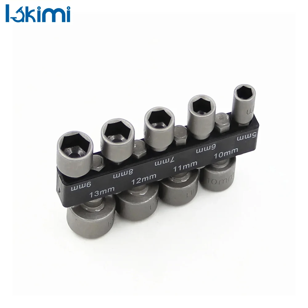 9/14pcs Hex Socket Wrench & Nut Driver Set – Screwdriver Bits and Tool Nozzles Kit LA-AA139
