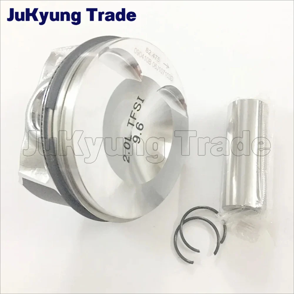 

06H107065AM 06H107065BE 4PCS Engine Piston & Rings Kit Φ82.5/23mm STD For Audi VW Seat A3 Golf Passat 2.0 TFSI TSI CCZA CCZB