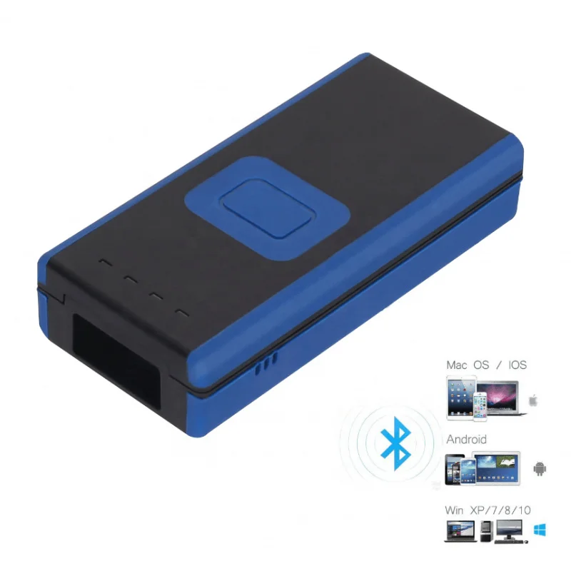 

Mini Wireless Bluetooth 2D Image Sensor Barcode Scanner 5mil Top Selling Handheld Scanner for Mobile POS Systems