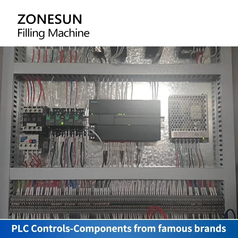 ZONESUN-máquina de llenado de encurtidos, llenador de tarros, línea de producción de embalaje de botellas, ZS-GTSC1 para conservas de nabo, gránulos