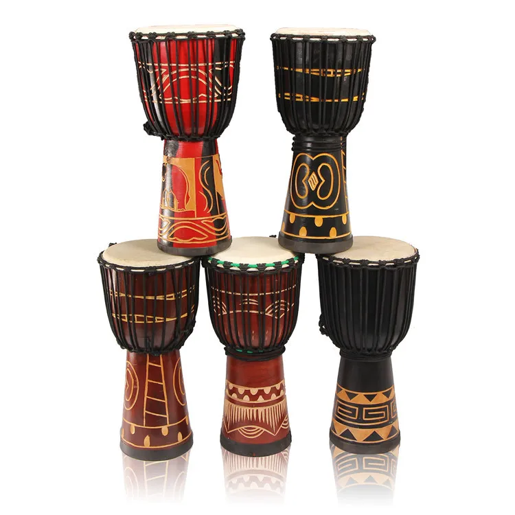 African drum Djembe 8 inch 10 inch 12 inch goat hand drum for beginners djembe