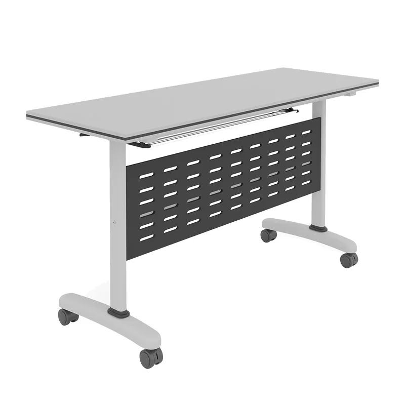 

Folding training table Conference table and chair combination Movable splicing Multifunctional office tutoring