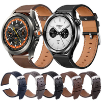 22mm Leather Strap For Xiaomi Watch S1 pro Active color 2 Replace Soft Bracelet For Xiaomi Watch S3 S2 S4 Sport Smartwatch Bands