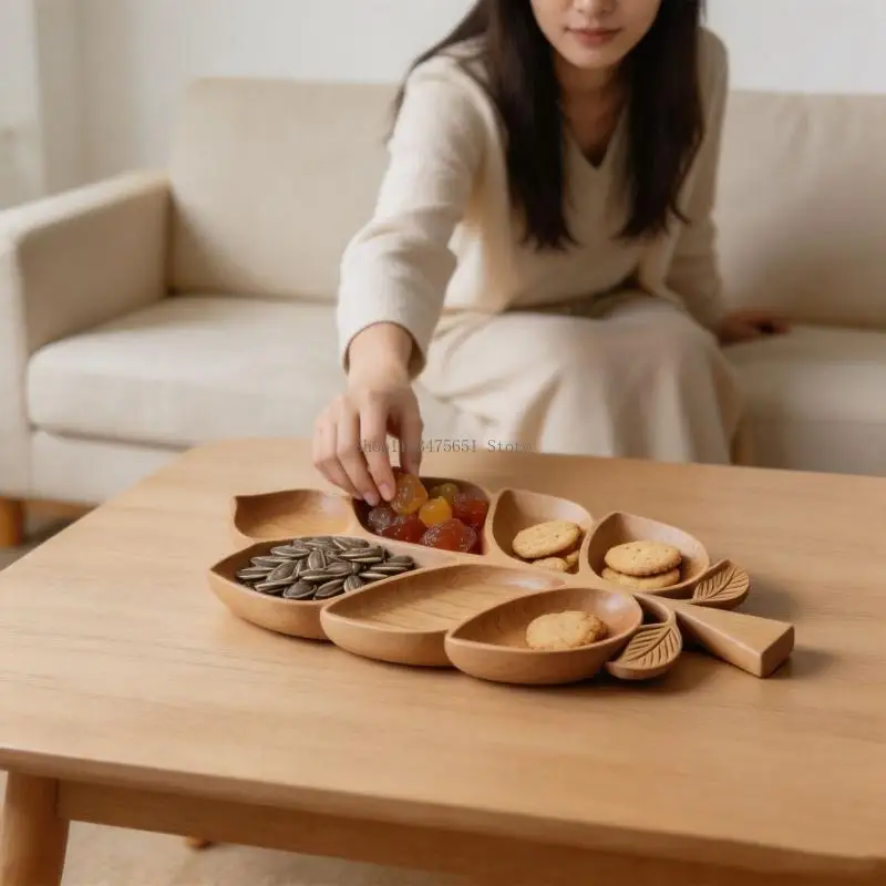 Form Tray with Sectioned Serving Sections, Appetizer Tray for Party Tables, Coffee Tables, and Relaxed Guest Presentation