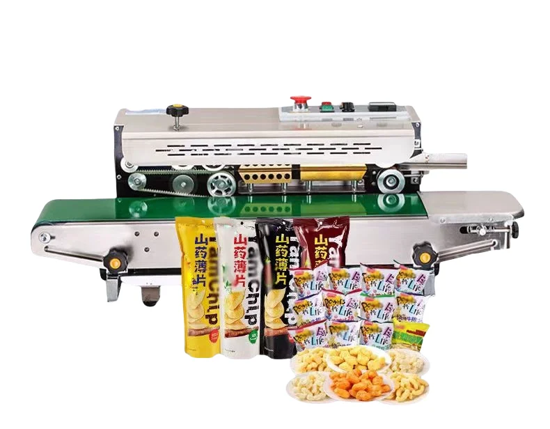 Automatic Commercial Sealing Machine With Date Plastic Film Sealing Machine Horizontal Packaging Sealing Machine