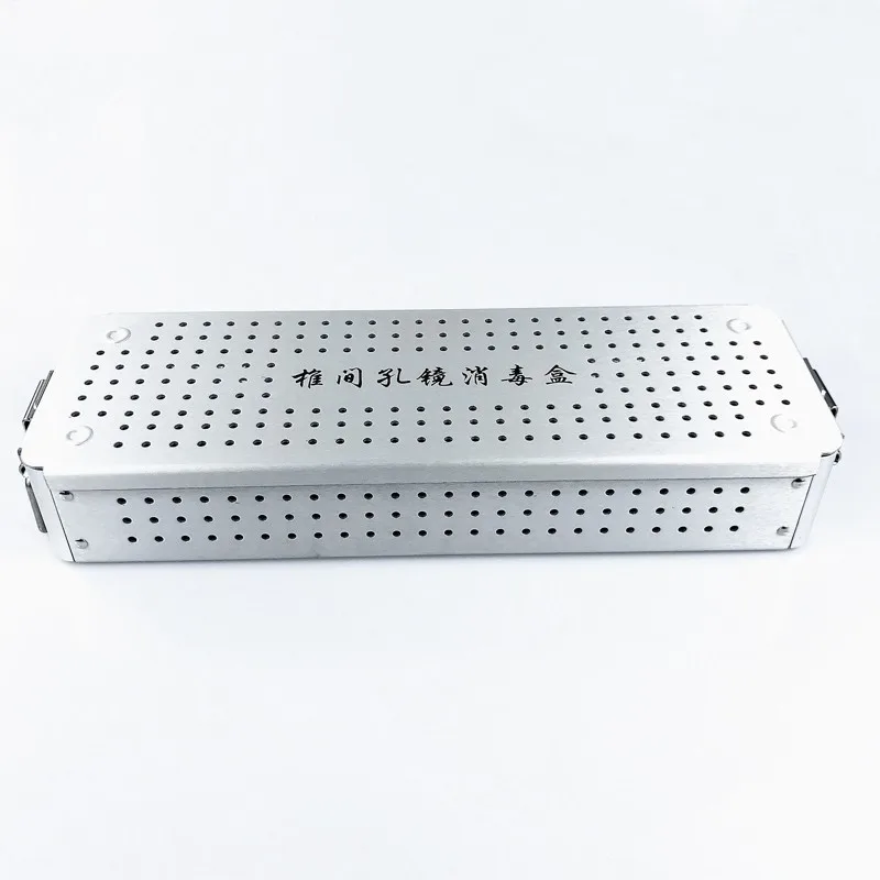 

Dental Disinfection Box Aluminium Alloy Sterilization Tray Case Intervertebral Endoscopy Sterilization box