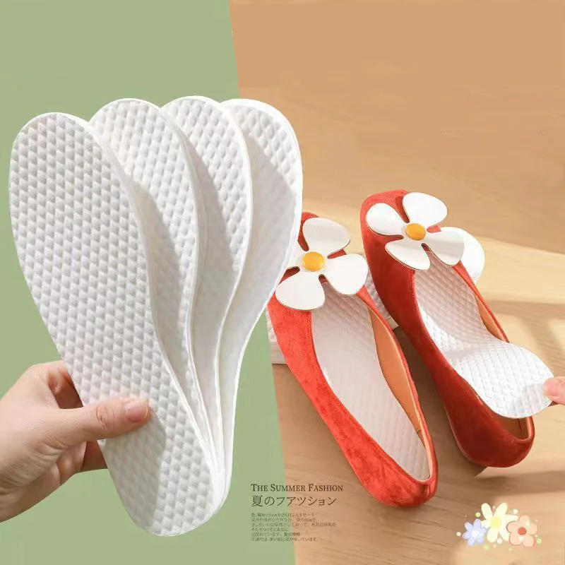 

Nature Wood Pulp Insole Disposable Insoles Men Woman Thin Sports Shoes Sole Breathable Sweat Soft Comfort Shoe Pads 1/3/5/10Pair